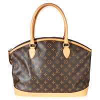 Louis Vuitton Monogram Canvas Lockit Horizontal Handbag id