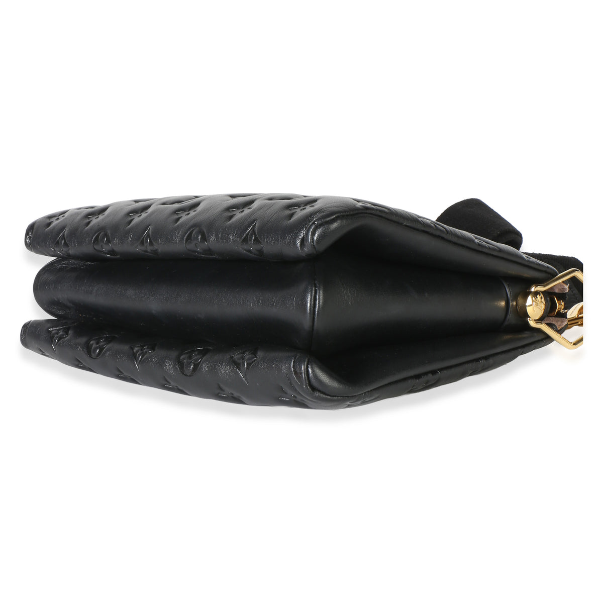 Louis Vuitton Black Monogram Embossed Lambskin Coussin PM Handbag 6