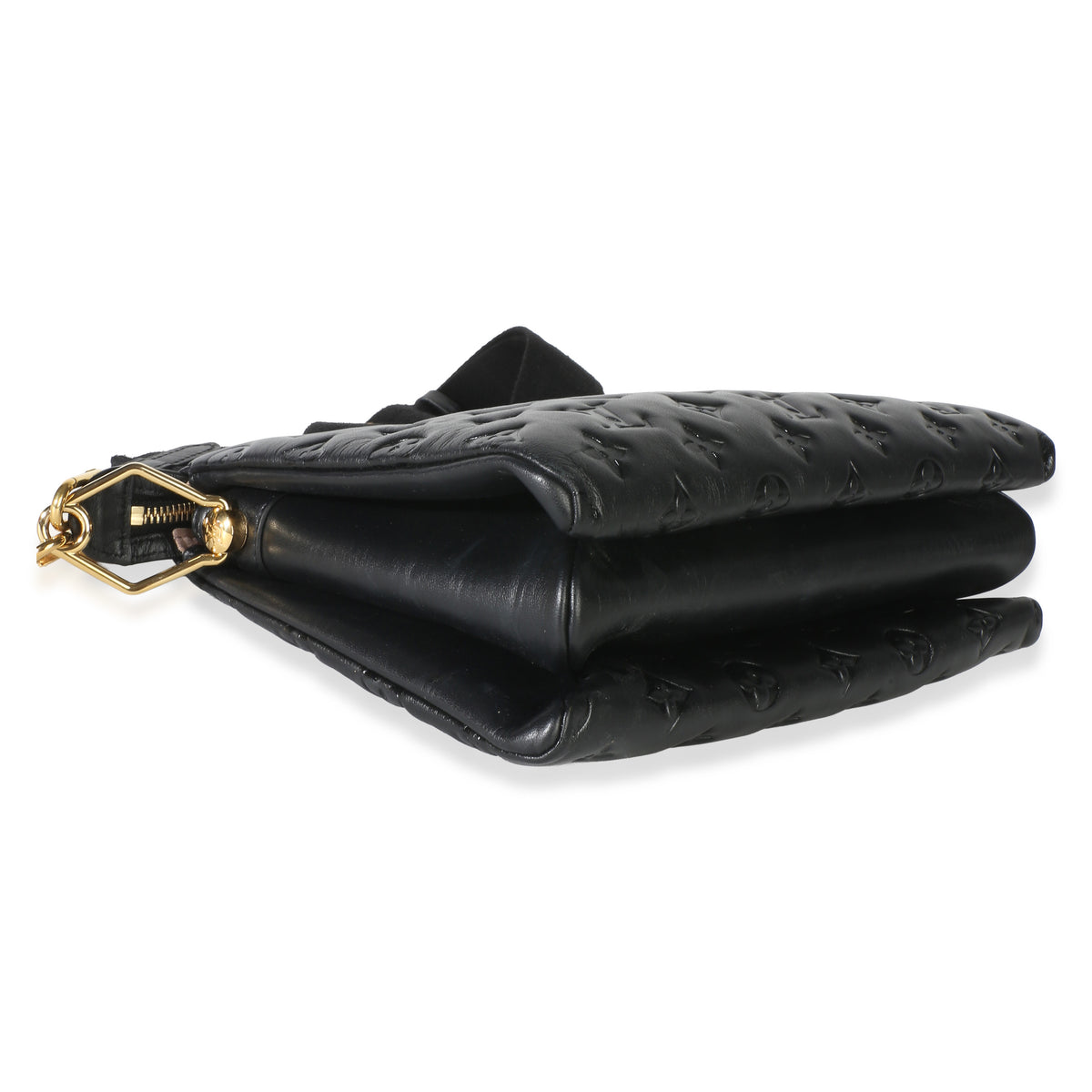 Louis Vuitton Black Monogram Embossed Lambskin Coussin PM Handbag 7