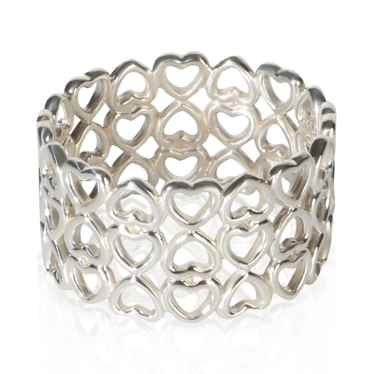 Tiffany & Co. Sterling Silver Paloma Picasso Crown Of Hearts Ring 2