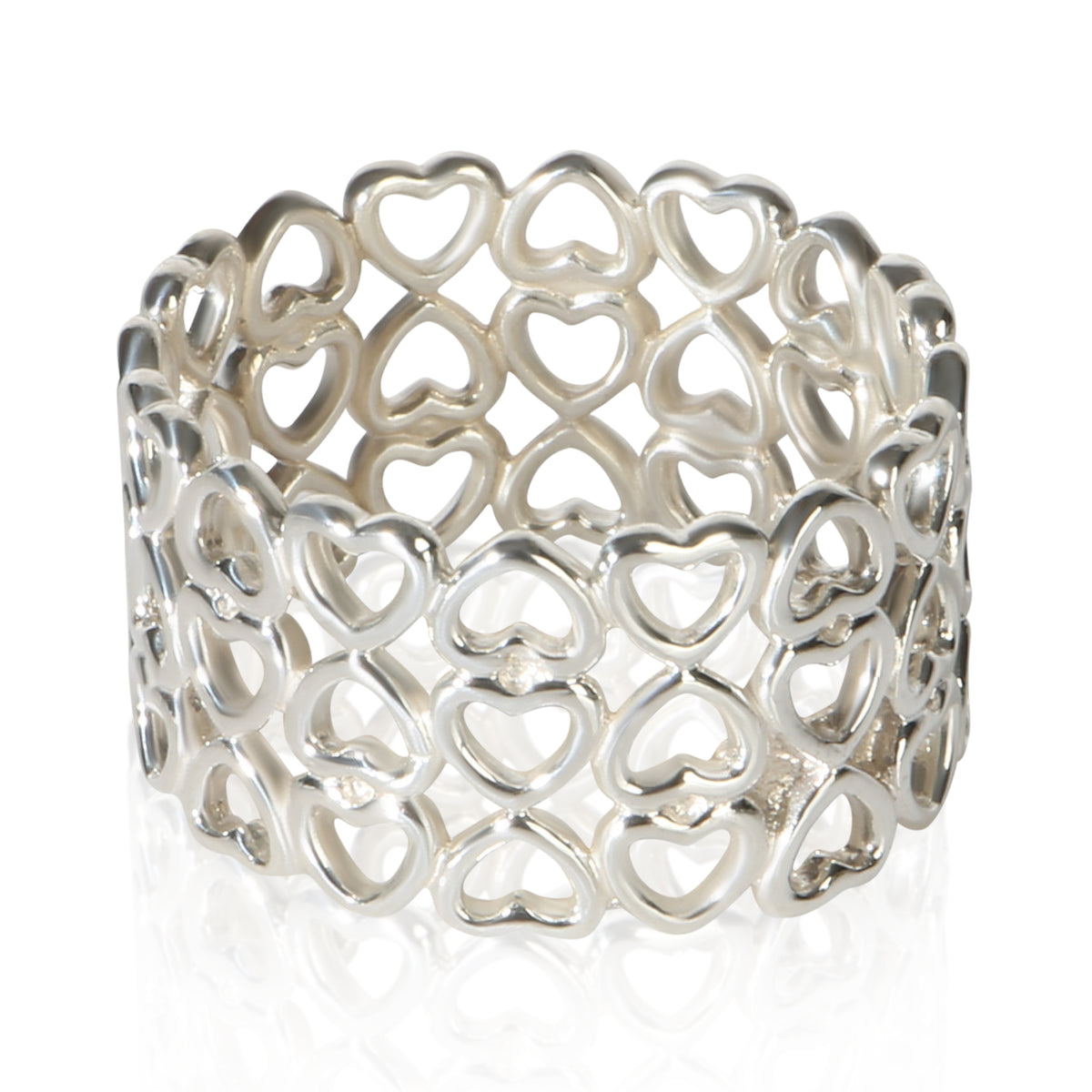 Tiffany & Co. Sterling Silver Paloma Picasso Crown Of Hearts Ring 3