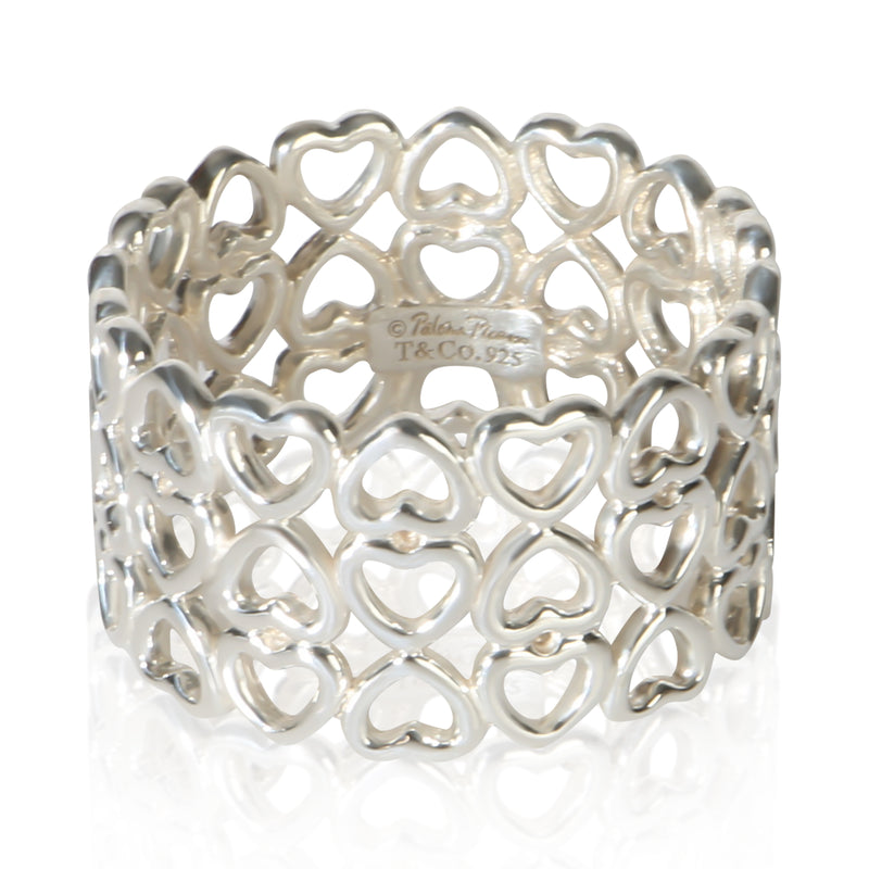 Tiffany & Co. Sterling Silver Paloma Picasso Crown Of Hearts Ring fv