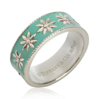 Tiffany & Co. Blue Enamel Daisy Ring 3