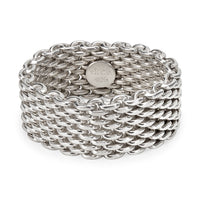 Tiffany & Co. Sterling Silver Somerset Mesh Ring