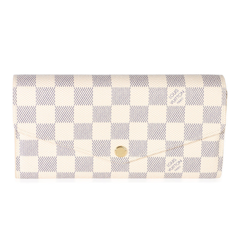 Louis Vuitton Damier Azur Canvas Sarah Wallet Wallet id
