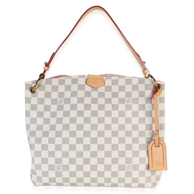 Louis Vuitton Damier Azur Canvas Graceful PM Handbag fv