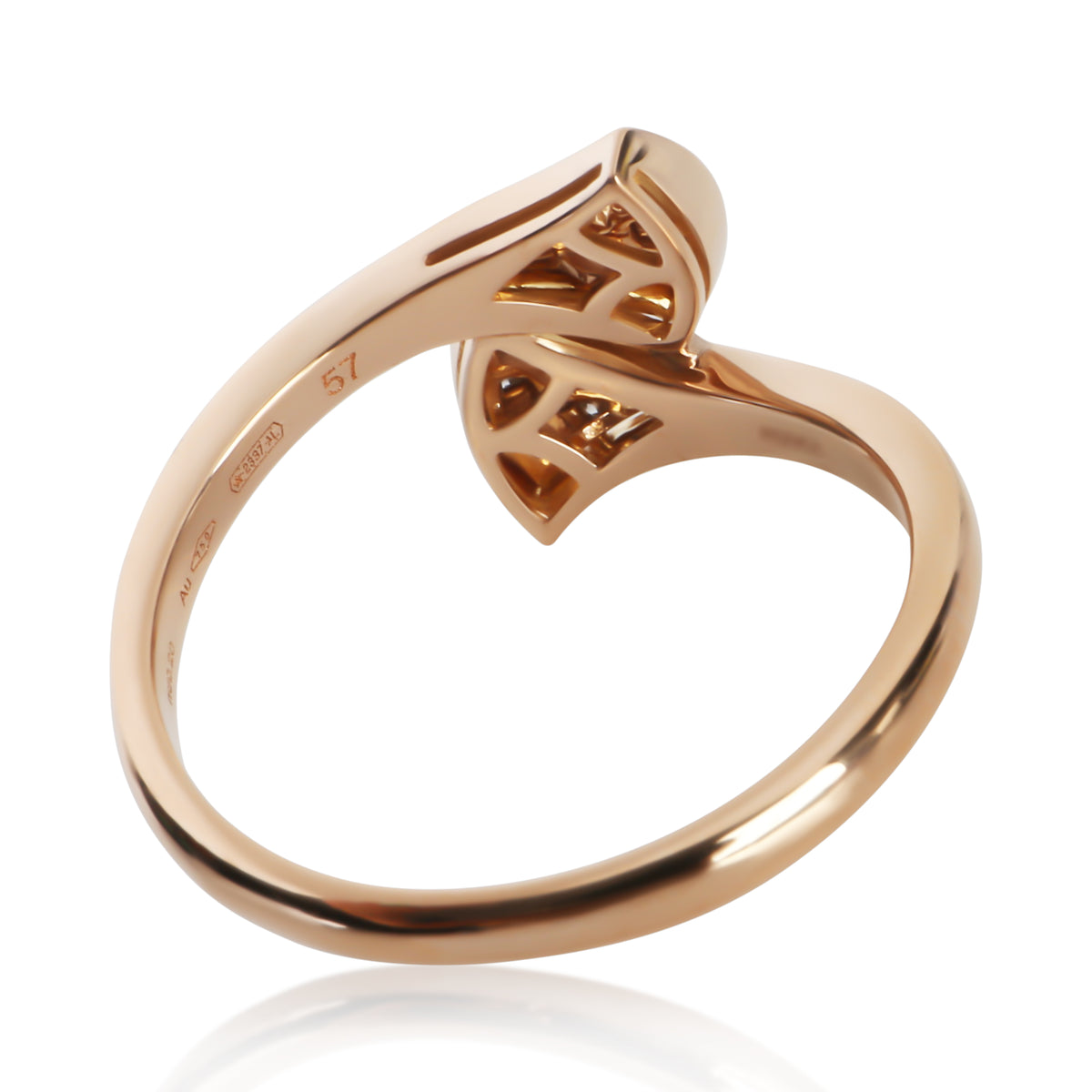 BVLGARI Rose Gold Diamond Diva's Dream Ring 5
