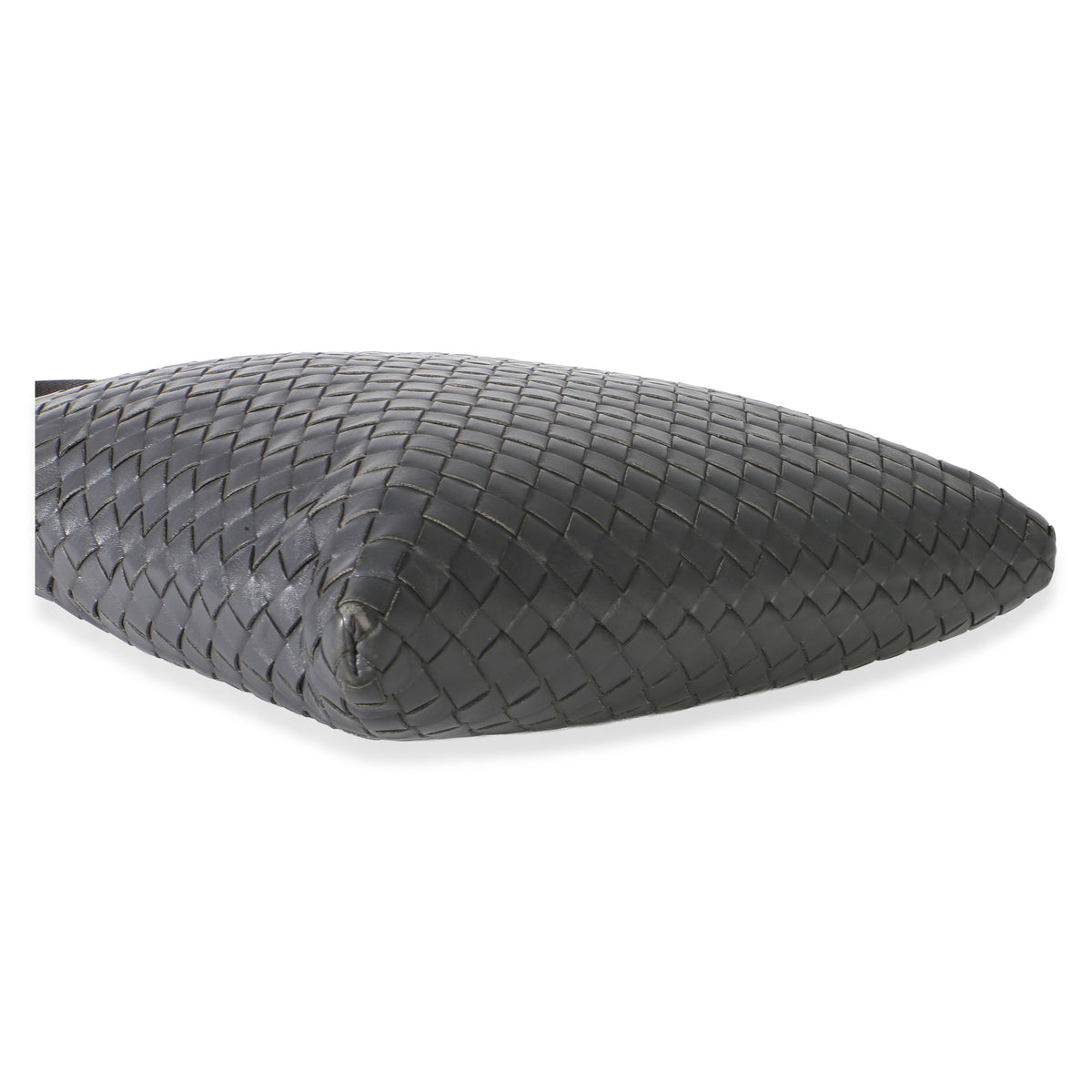 Bottega Veneta Grey Intrecciato Nappa Flat Messenger Bag Handbag 7