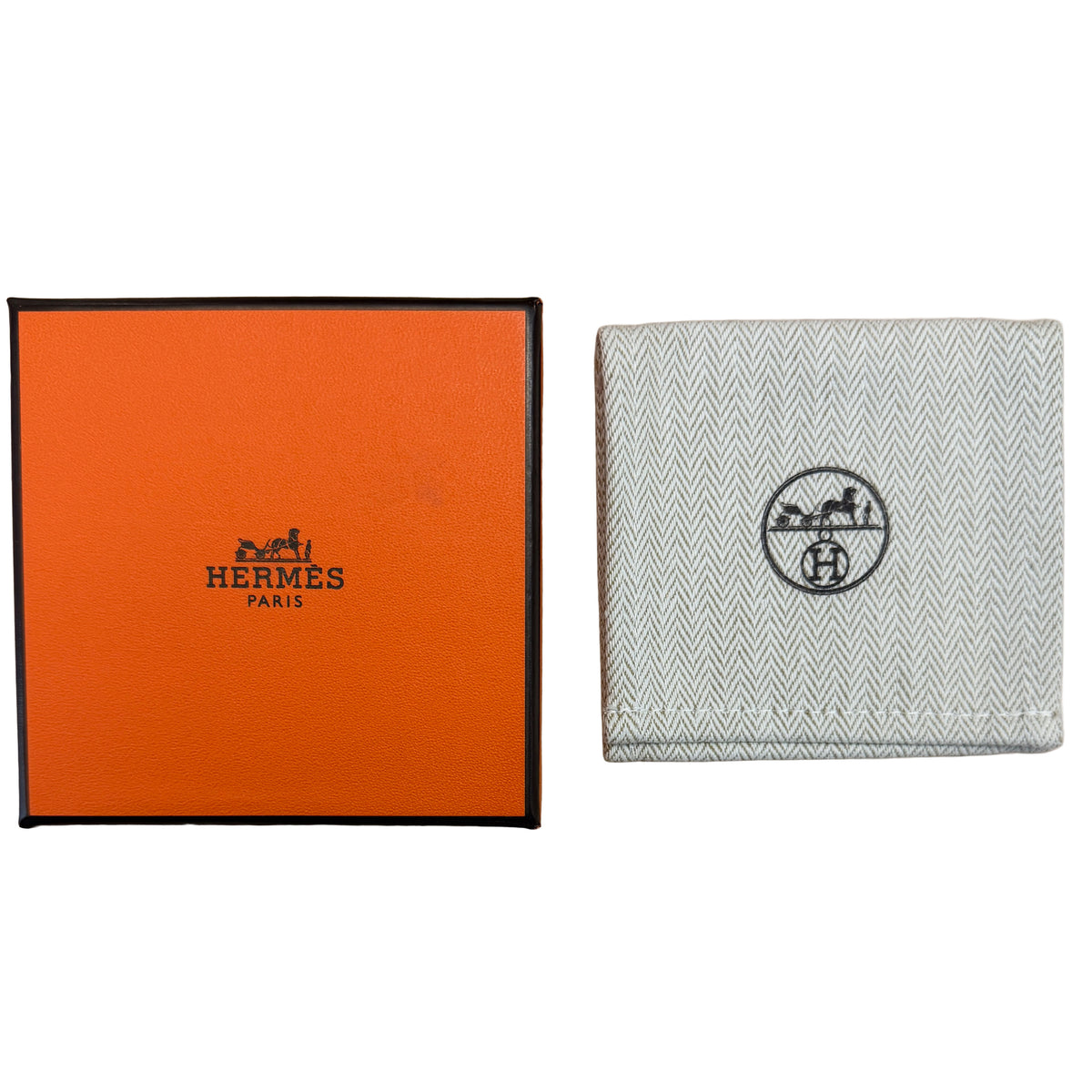Hermès Gold Plated Clic H In Turquoise Bracelet box