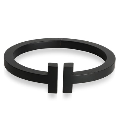 Tiffany & Co. Stainless Steel Tiffany T Square Hinged Bracelet fv