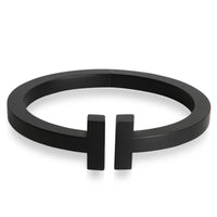 Tiffany & Co. Stainless Steel Tiffany T Square Hinged Bracelet fv