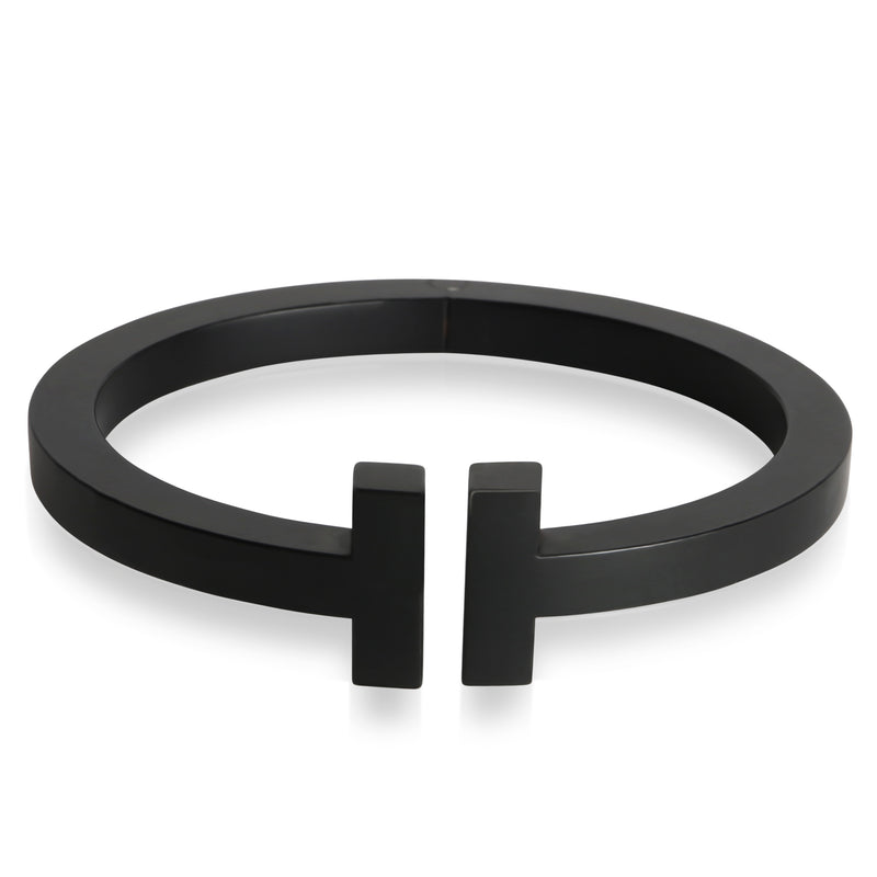 Tiffany & Co. Stainless Steel Tiffany T Square Hinged Bracelet fv