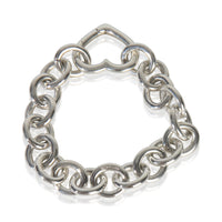 Tiffany & Co. Sterling Silver Heart Clasp Bracelet