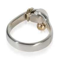 Tiffany & Co. Yellow Gold & Sterling Silver Vintage Hook Ring