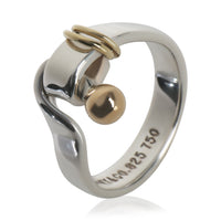 Tiffany & Co. Yellow Gold & Sterling Silver Vintage Hook Ring