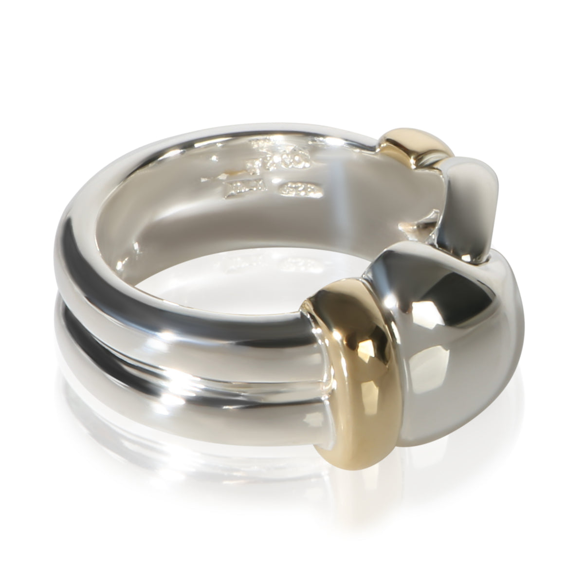 Tiffany & Co. Yellow Gold & Sterling Silver Vintage Loop Ring 3