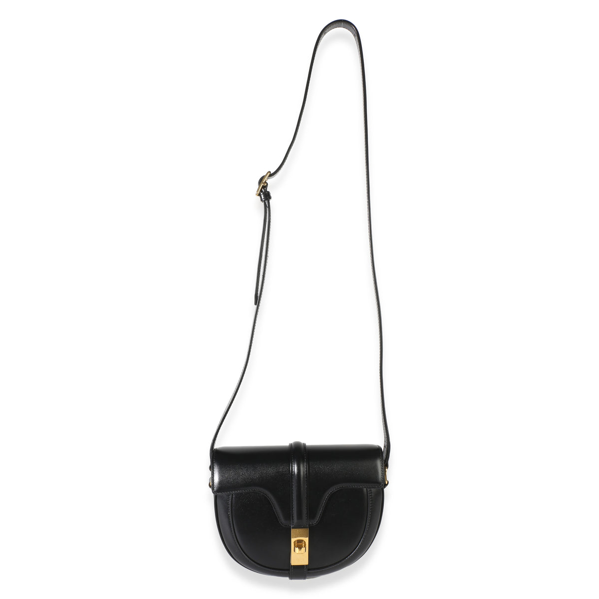 Celine Black Smooth Calfskin Small Besace 16 Handbag 8