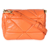 Prada Orange Nappa Small Patchwork System Chain Bag Handbag 4
