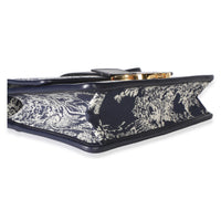 Christian Dior Blue Toile de Jouy Reverse Jacquard Canvas 30 Montaigne Flap Bag Handbag 7