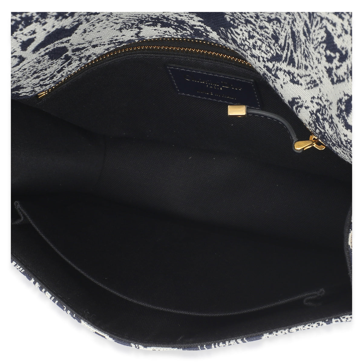 Christian Dior Blue Toile de Jouy Reverse Jacquard Canvas 30 Montaigne Flap Bag Handbag 9