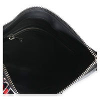 Gucci Black GG Supreme Canvas Web Flat Messenger Bag Handbag 8