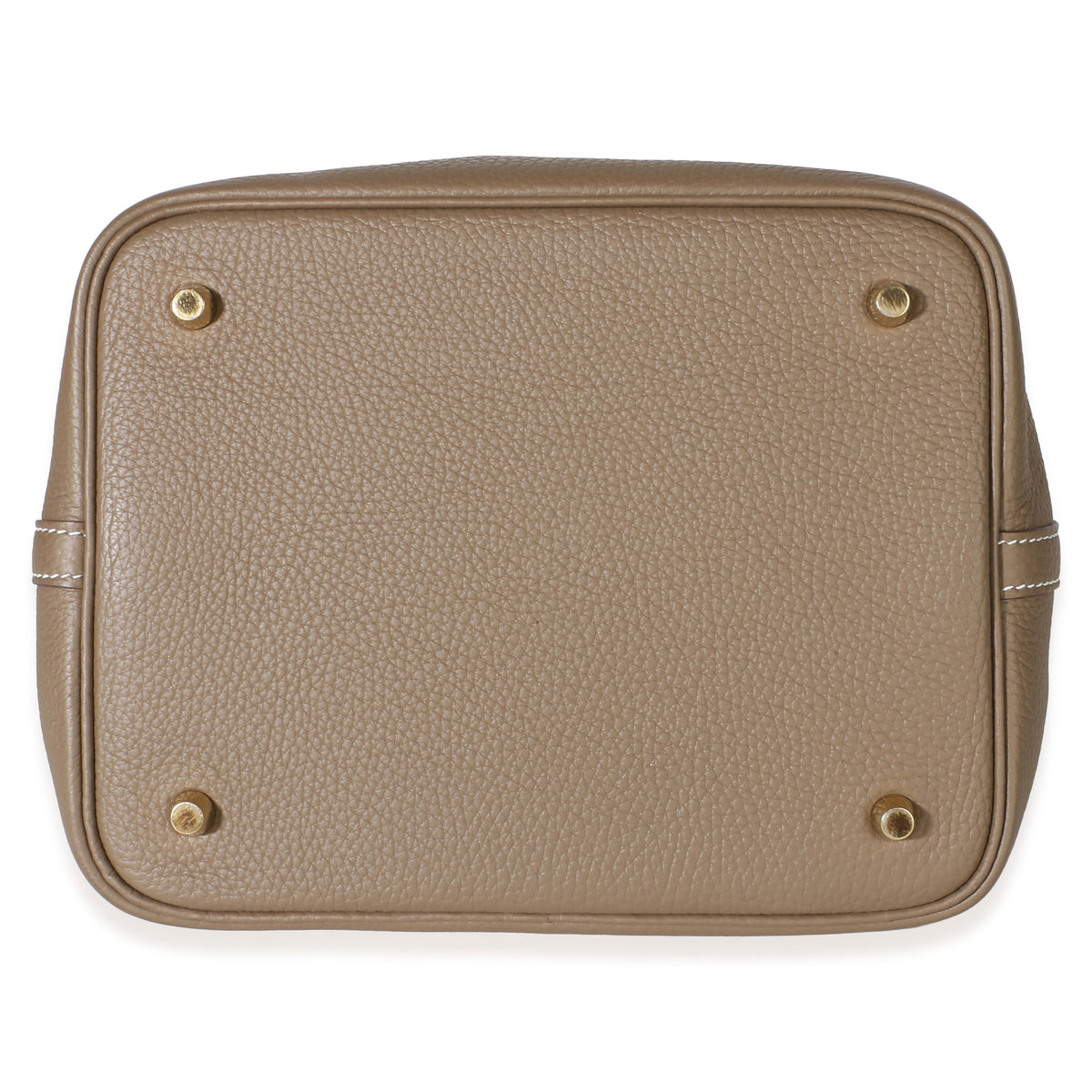Hermès Etoupe Clemence Picotin Lock 22 GHW Handbag 6