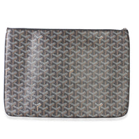 Goyard Black ine Canvas Senat Pouch GM Handbag 5