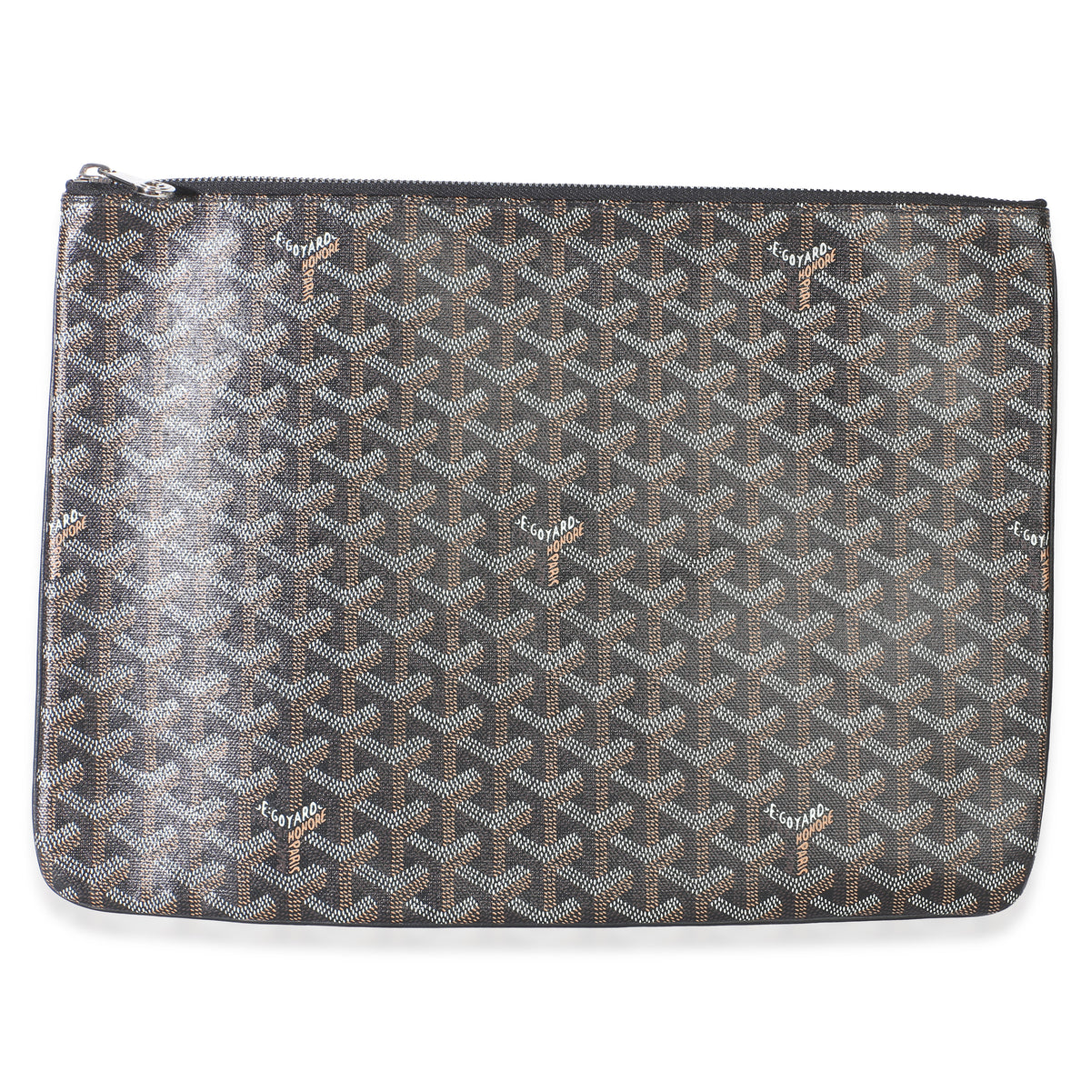 Goyard Black ine Canvas Senat Pouch GM Handbag id