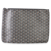 Goyard Black ine Canvas Senat Pouch GM Handbag id