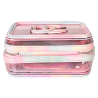 Chanel Pink PVC Patent Small Filigree Vanity Case Handbag 5