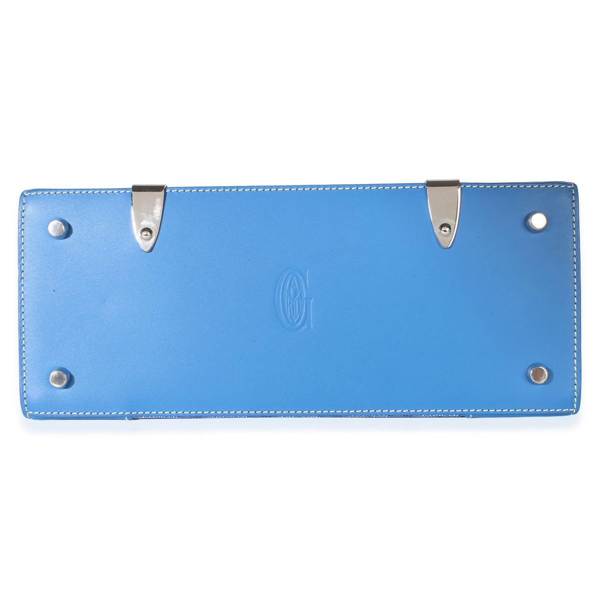 Goyard Blue ine Canvas Saigon PM Handbag 5