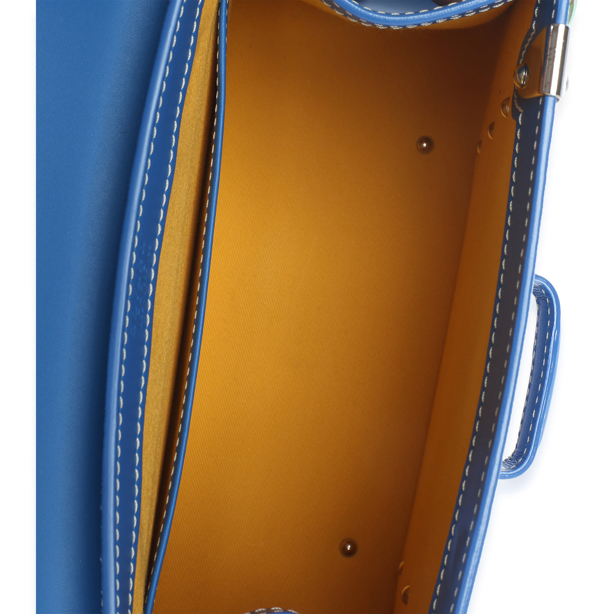 Goyard Blue ine Canvas Saigon PM Handbag 8