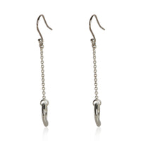 Tiffany & Co. Sterling Silver Elsa Peretti Open Heart Earrings 2