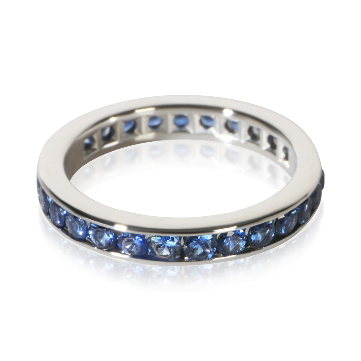 Tiffany & Co. Platinum Sapphire Band 2