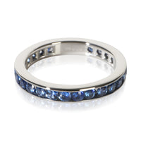 Tiffany & Co. Platinum Sapphire Band 3