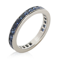 Tiffany & Co. Platinum Sapphire Band clasp