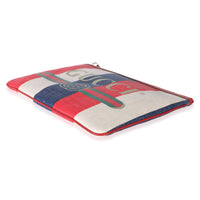 Gucci Multicolor Canvas Logo Pouch Handbag 6