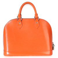 Louis Vuitton Orange Epi Alma PM Handbag 4