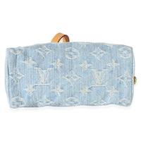 Louis Vuitton Sky Blue Monogram Denim Nano Speedy Handbag 5