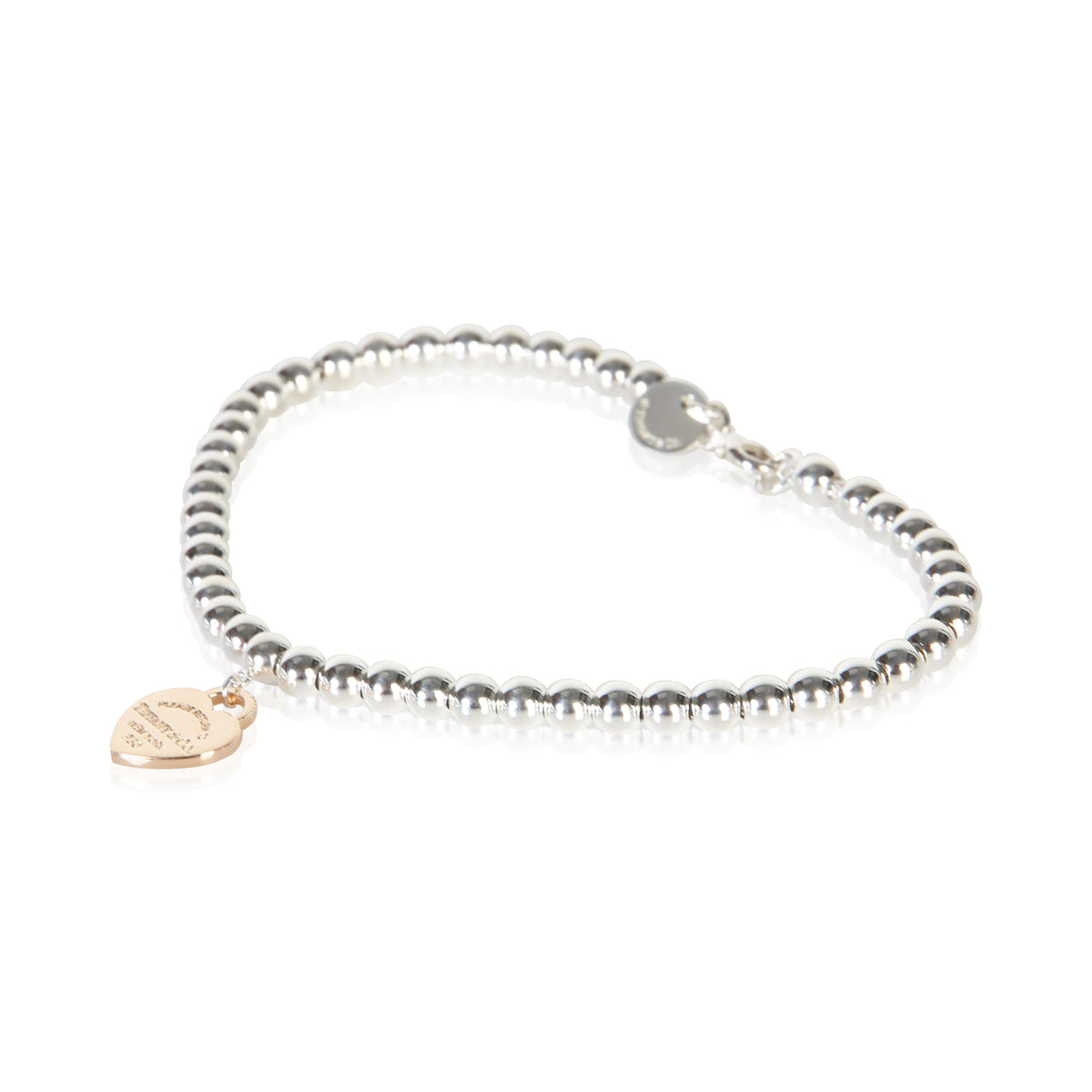 Tiffany & Co. Rose Gold & Sterling Silver Return To Tiffany Bracelet 2