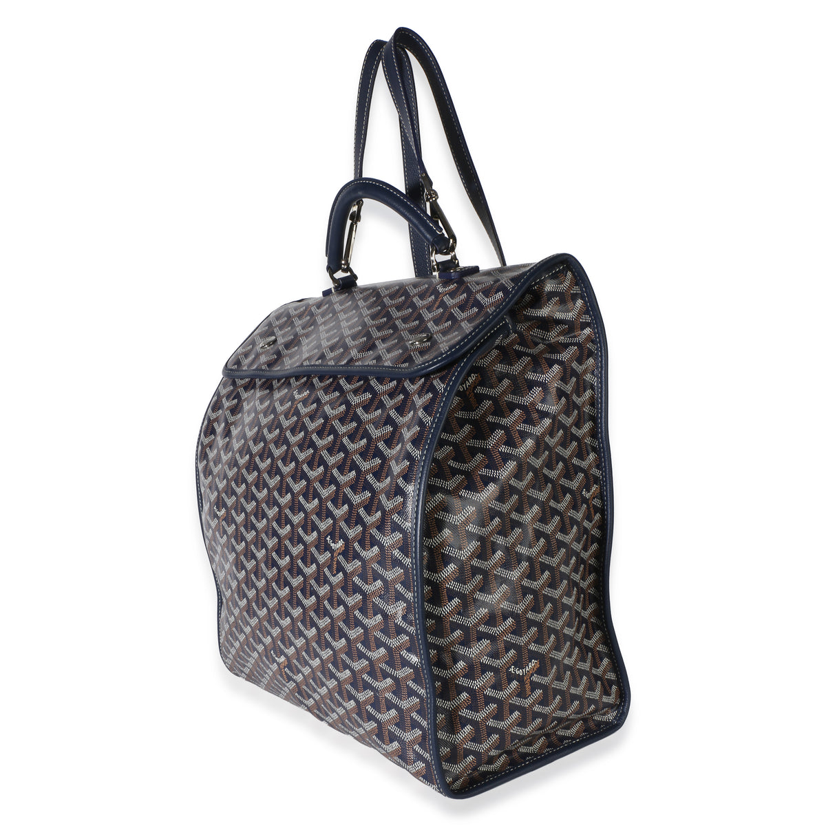 Goyard Navy ine Canvas Saint Léger Backpack Handbag 2