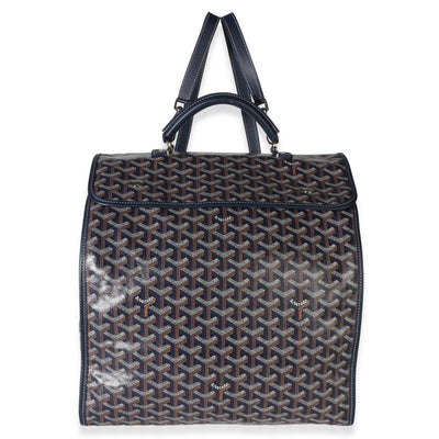 Goyard Navy ine Canvas Saint Léger Backpack Handbag id