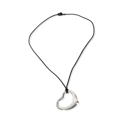 Tiffany & Co. Sterling Silver Elsa Peretti Open Heart Pendant