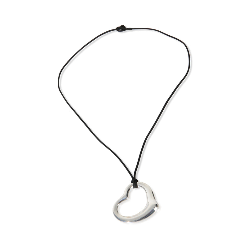 Tiffany & Co. Sterling Silver Elsa Peretti Open Heart Pendant