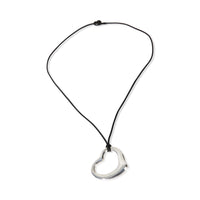 Tiffany & Co. Sterling Silver Elsa Peretti Open Heart Pendant