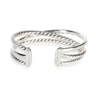 David Yurman Yellow Gold & Sterling Silver Bold Crossover Bracelet 3