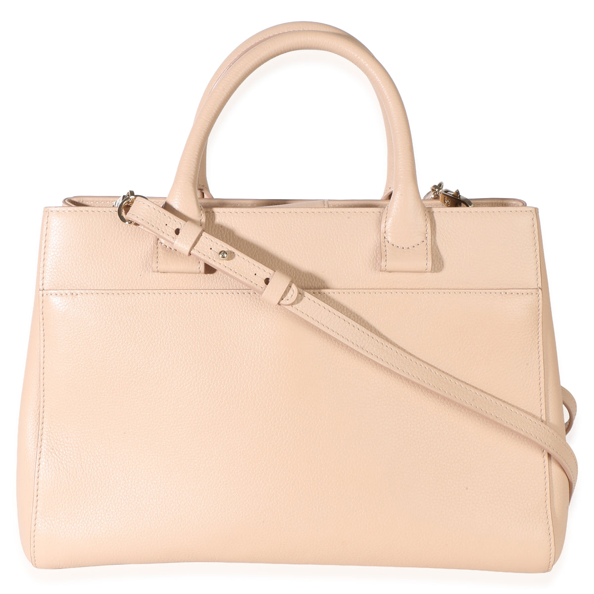 Chanel Light Beige Grained Calfskin Medium Neo Executive Shopper Tote Handbag 4