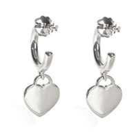 Tiffany & Co. Sterling Silver Diamond Return To Tiffany Earrings 3