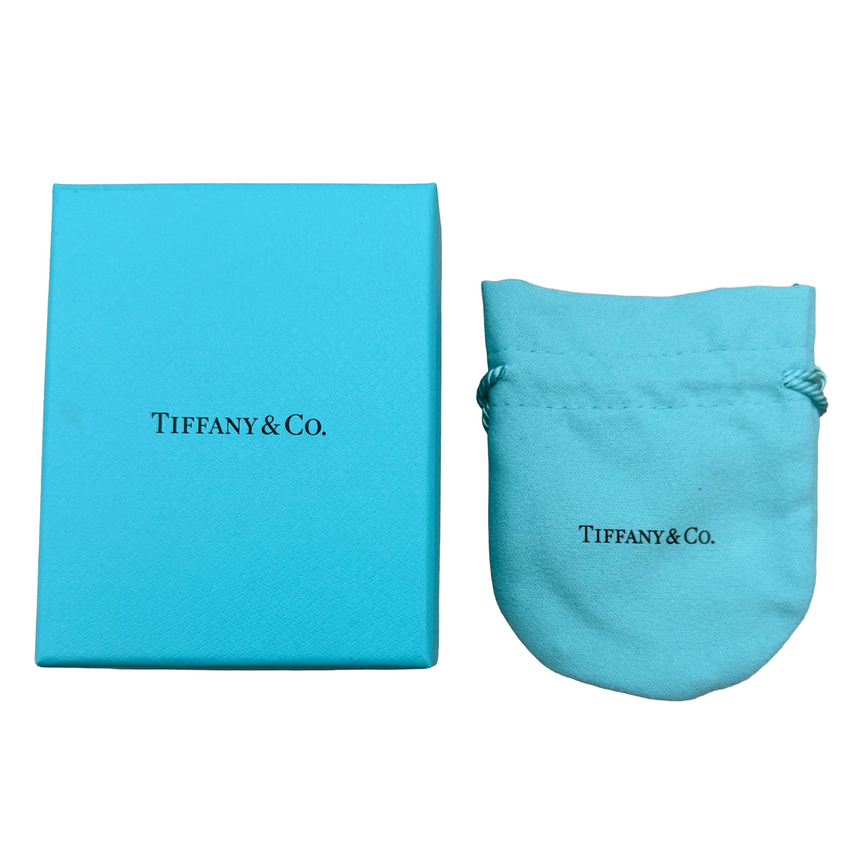 Tiffany & Co. Sterling Silver Diamond Return To Tiffany Earrings box