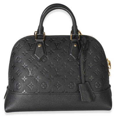 Louis Vuitton Black Monogram Empreinte Neo Alma PM Handbag id